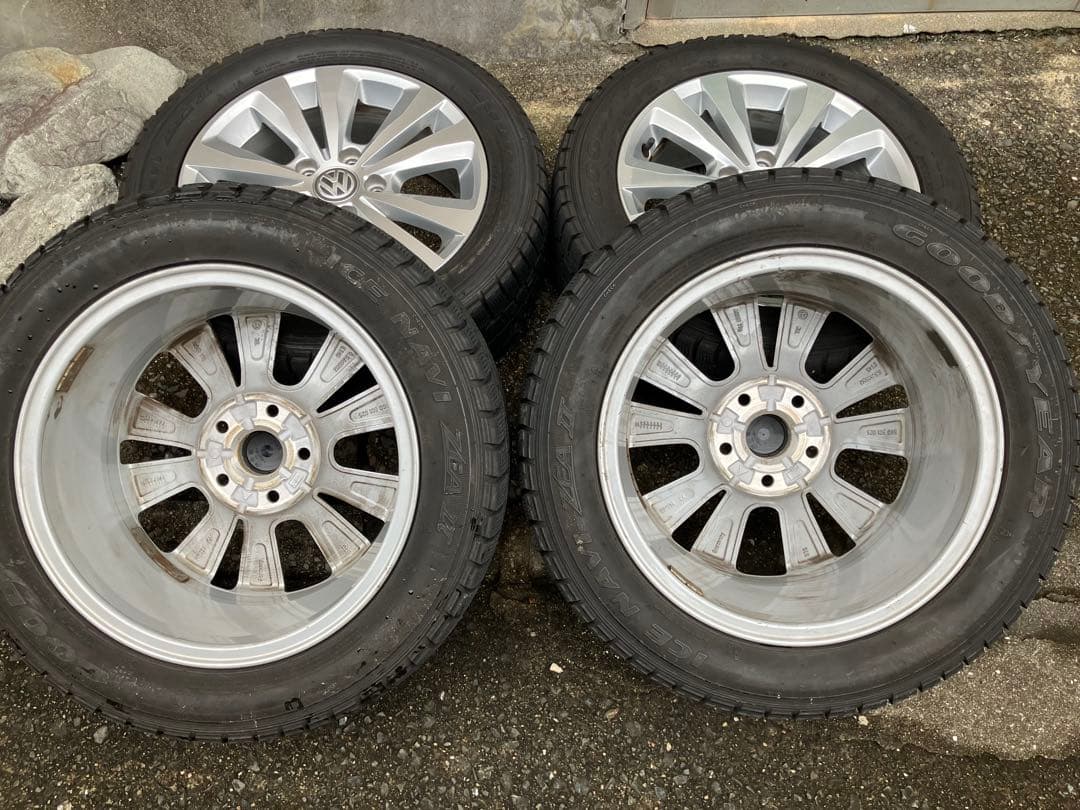 フォルクスワーゲン ゴルフ7 冬用スタッドレスタイヤホイール4本セット