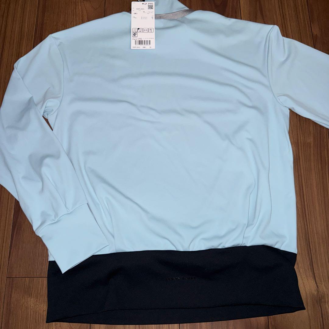 LANVIN水色 長袖 ゴルフウェア新品未使用