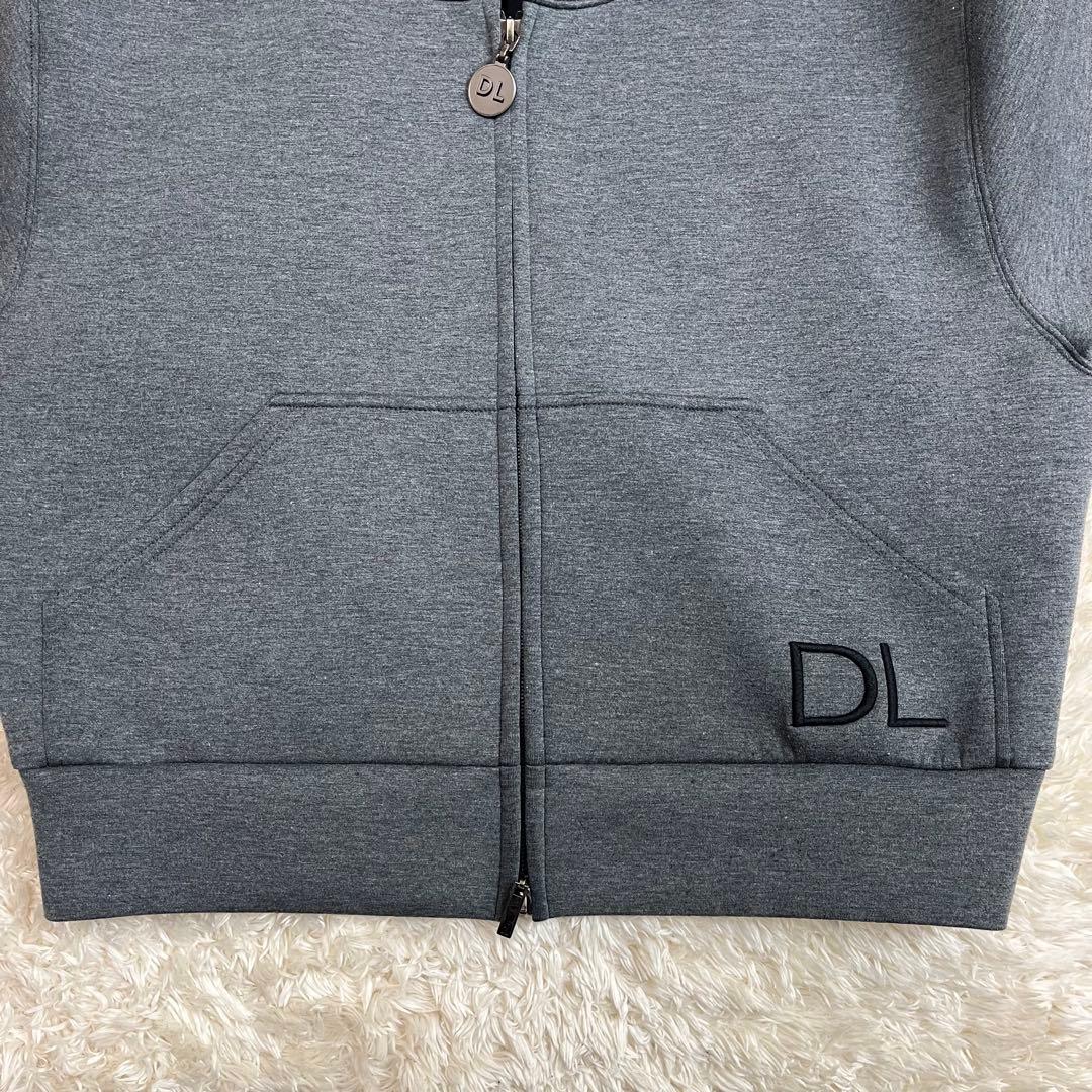 【美品】デイジーリン　DAISY LIN パーカー　ボンディング風　グレー　40