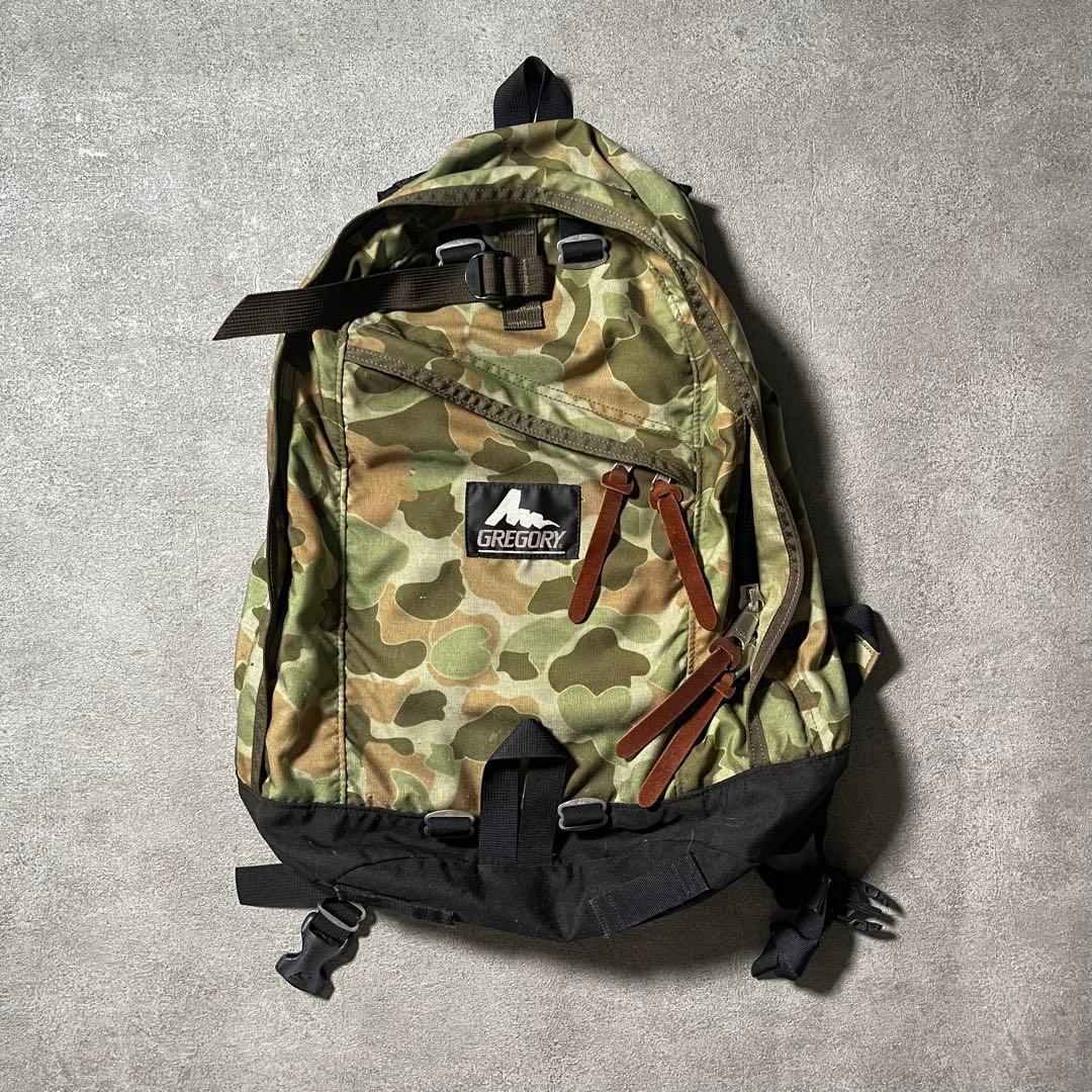 90s USA製 GREGORY ダックハンターカモ リュックサック 旧タグ