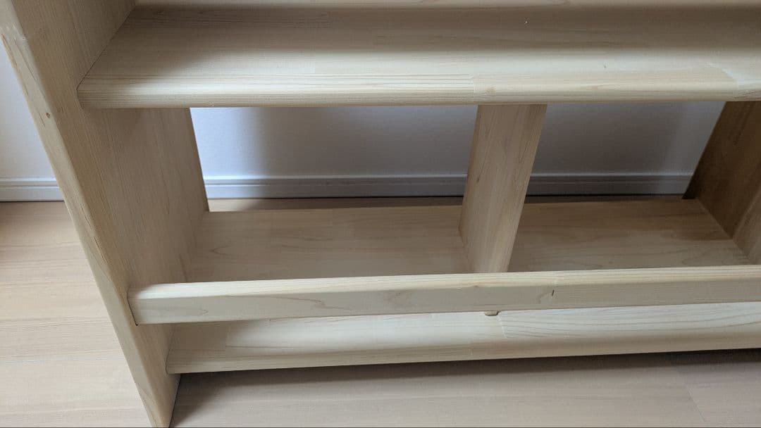 木遊舎 絵本棚 M800 無垢 中古 天然木 ナチュラル 絵本収納