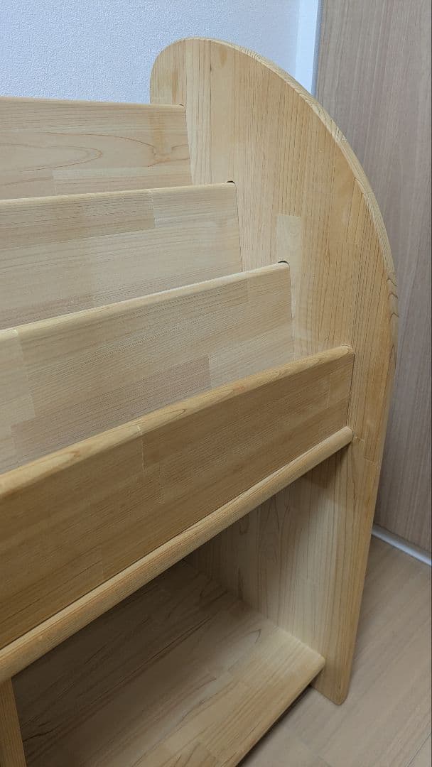 木遊舎 絵本棚 M800 無垢 中古 天然木 ナチュラル 絵本収納