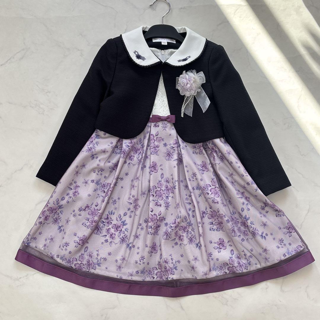 極美品♡プライベートレーベル フォーマルワンピース 卒園式 入学式 120