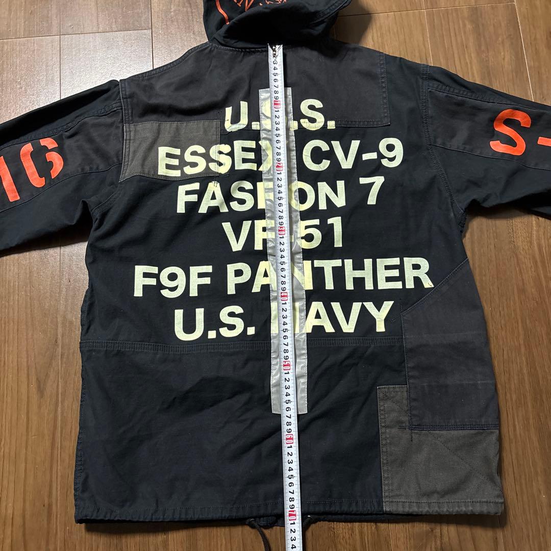 AVIREX U.S. NAVY ESSEX CV-9 ミリタリージャケットL