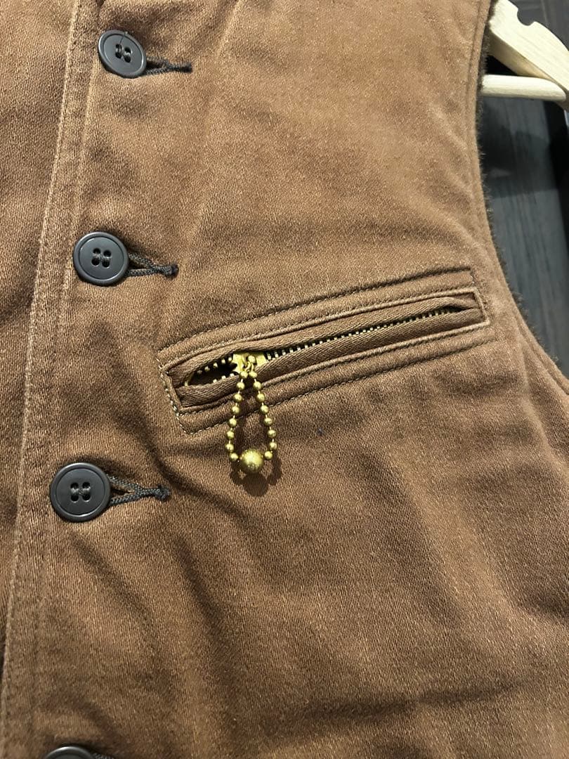 レア　リアルマッコイズ　ダブルダイヤモンド　アルパカベスト　デッキベスト