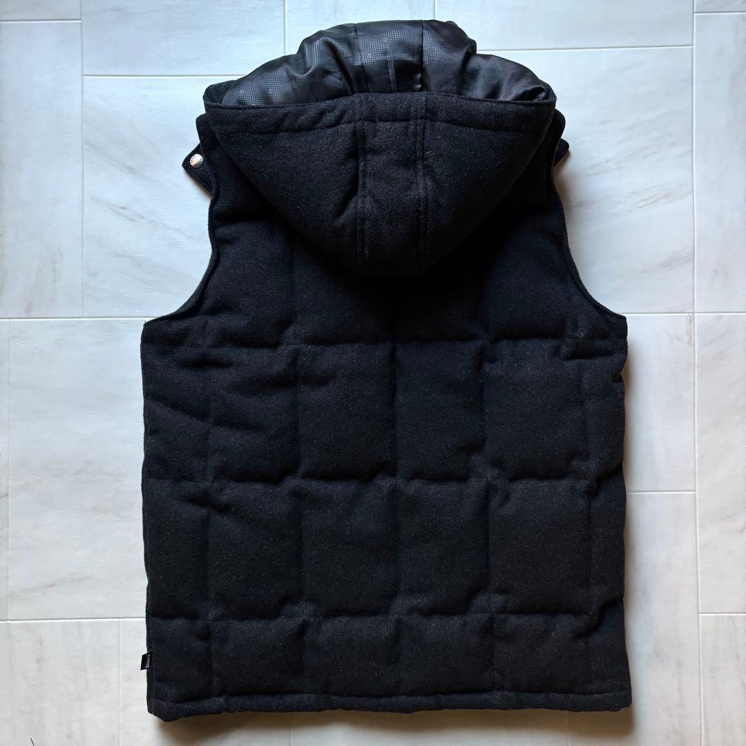 ステューシー ウールダウンベスト ジップアップ 2way Mサイズ