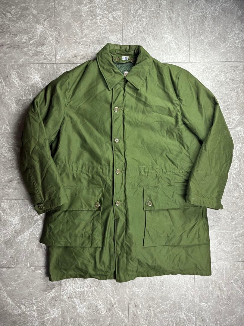 スウェーデン軍 M-59 ミリタリーコート ライナー付き C52 カーキ