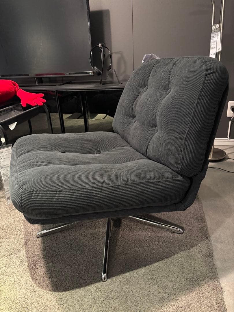 新品※未開封 イケア ディヴリンゲ 1人掛けソファ回転パーソナルチェア