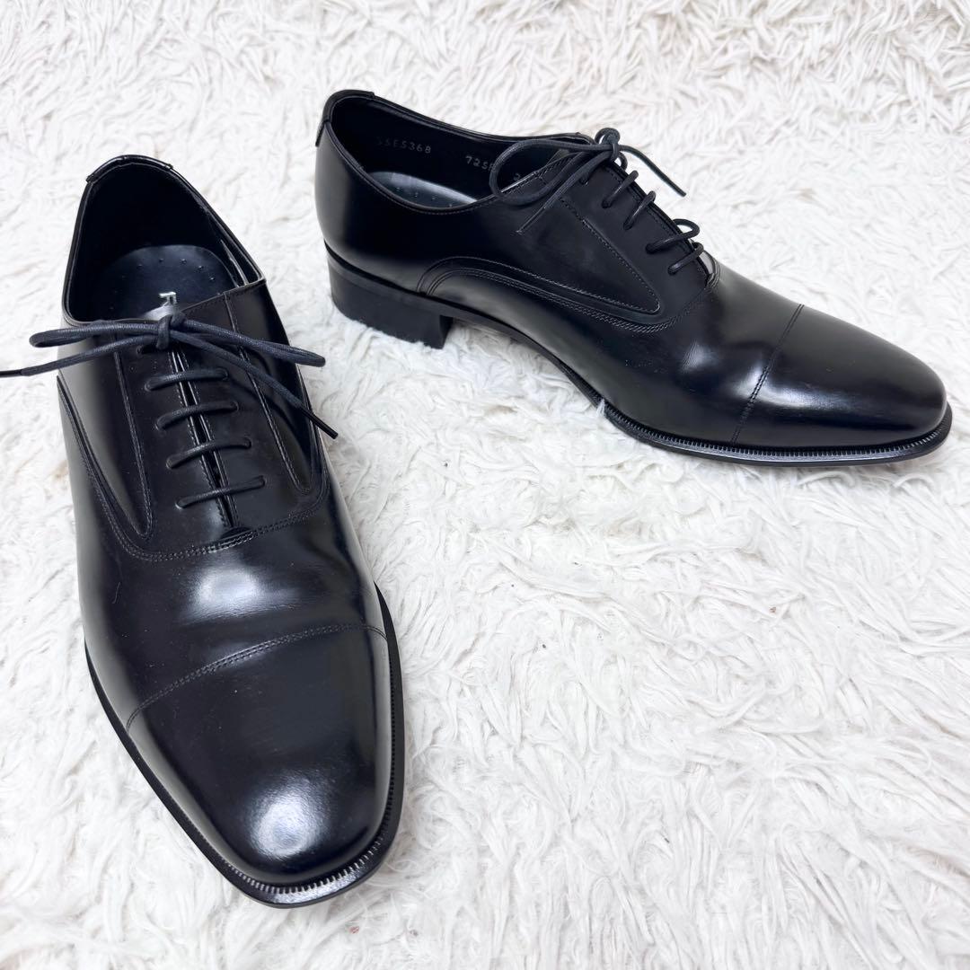 【新品】リーガル 日本製 725R ビジネスシューズ ストレートチップ 25 黒