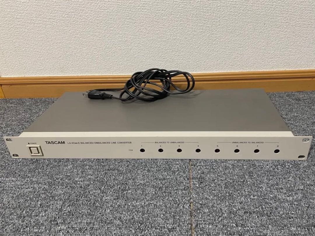TASCAM LA-40MKⅡ バランスアンバランスコンバーター 音響機材