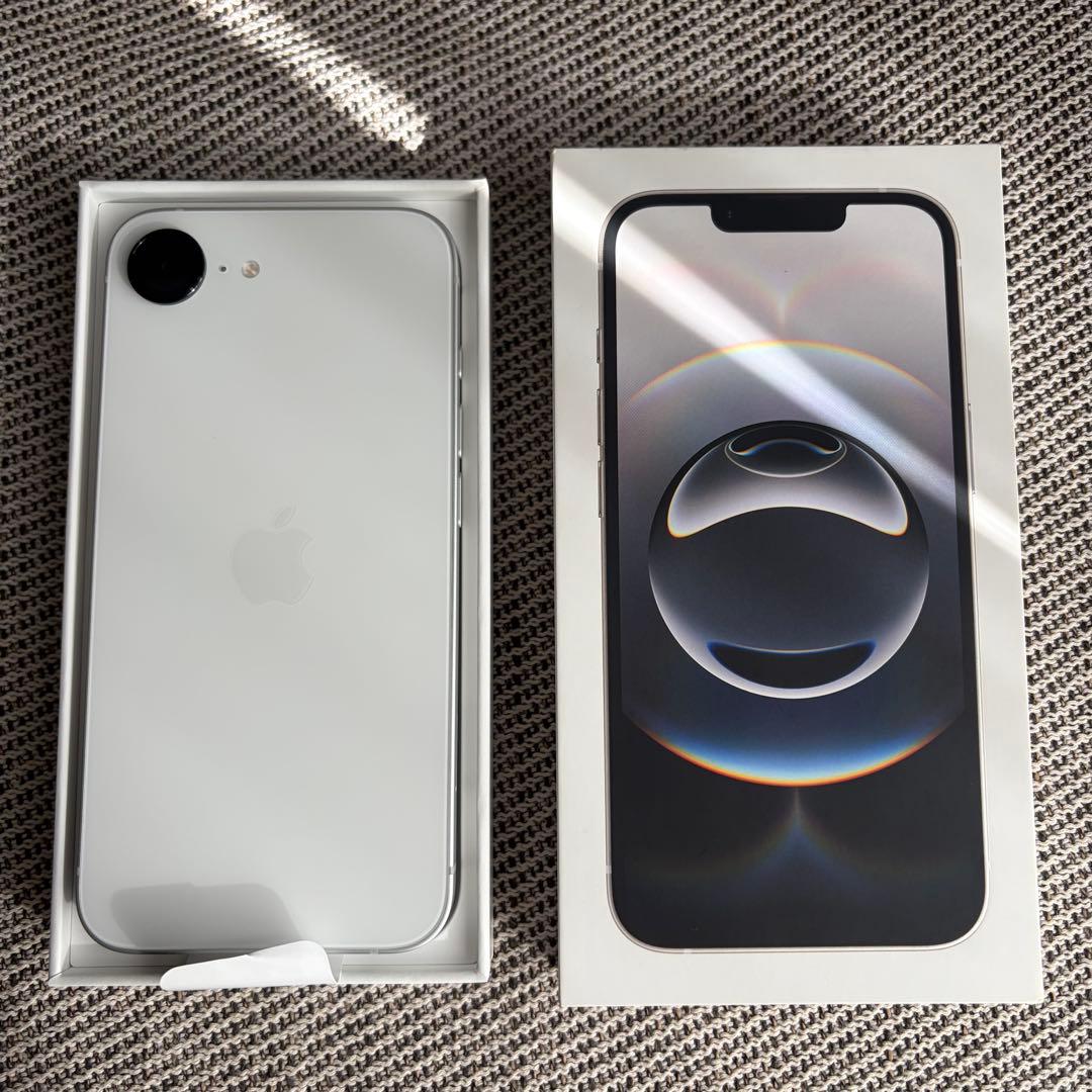 【最終価格】iPhone16e 128GB SIMフリー ホワイト　100%