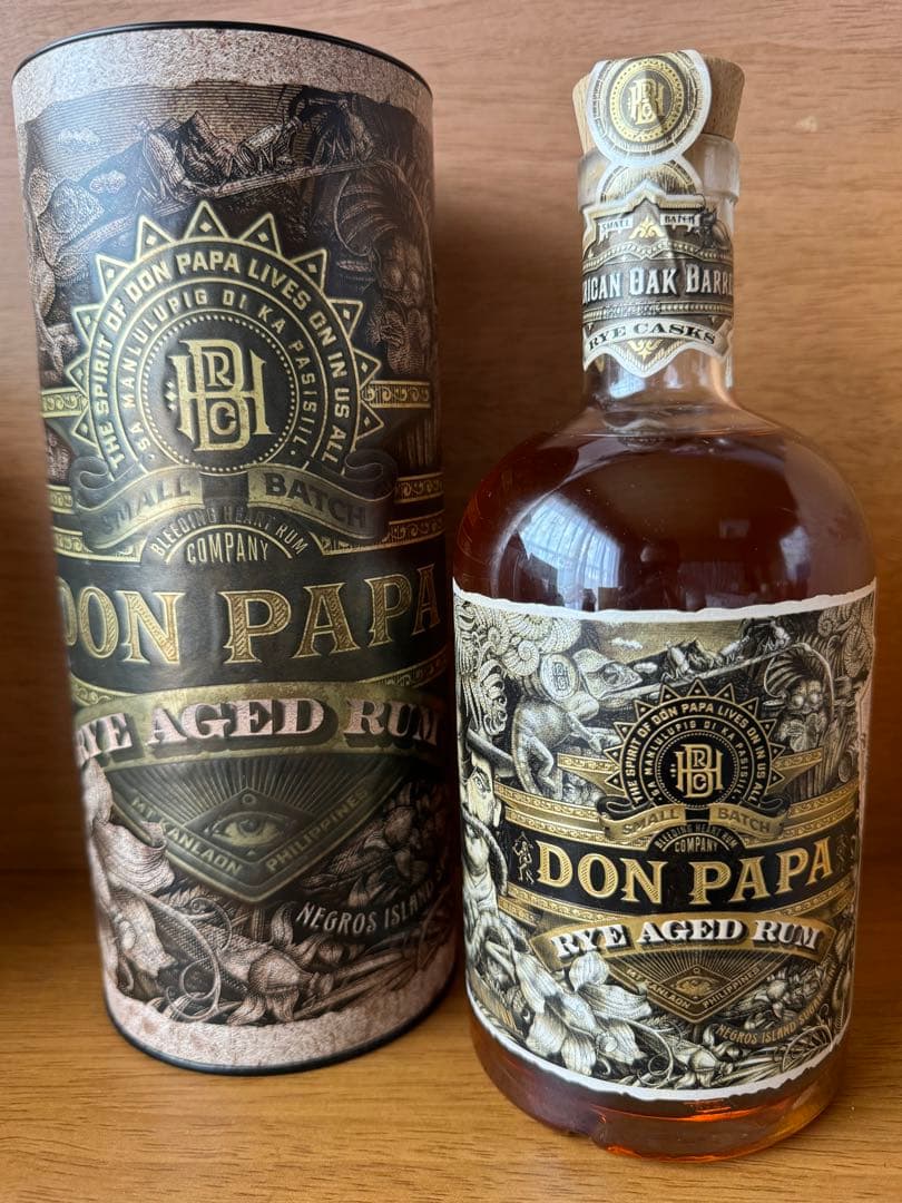 【入手困難】Don Papa Rye Caskドンパパライキャスク箱付