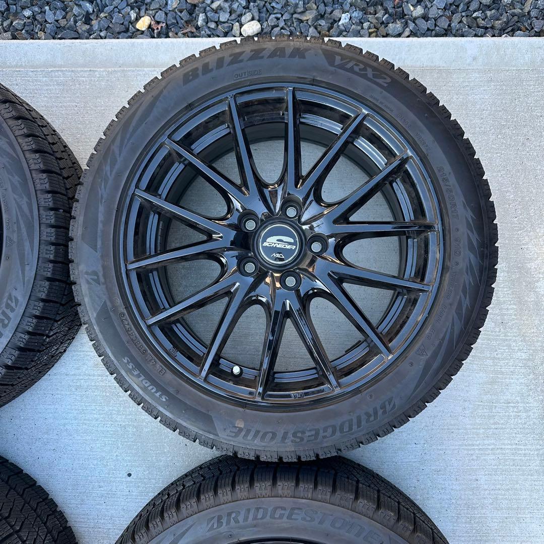 【2シーズン】 ブリヂストン スタッドレス VRX-2 17インチ ホイール付き