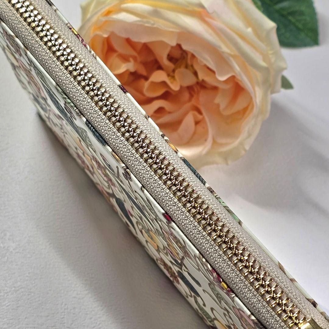 極美品✨文庫屋　大関　梅花（メイホア） L字ファスナーの長財布