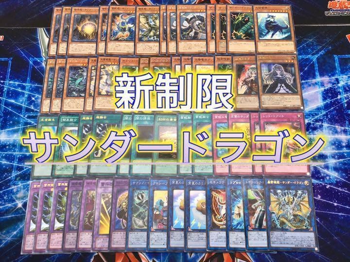 本格構築【サンダードラゴン】デッキ メイン＆EX15＆スリーブ