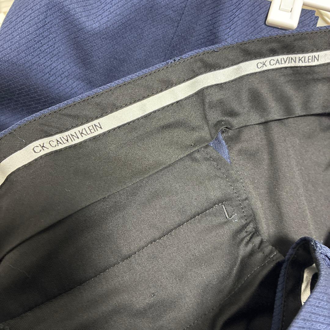 カルバンクライン 3ピース スーツ ネイビー セットアップ