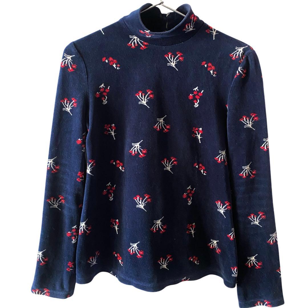 【限定カラー】Mame Kurogouchi ベロア トップス カットソー 長袖