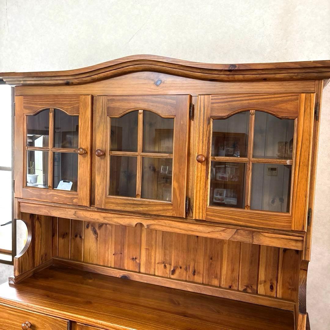 【良品】イタリア製 ヴィンテージ カップボード 食器棚 収納棚