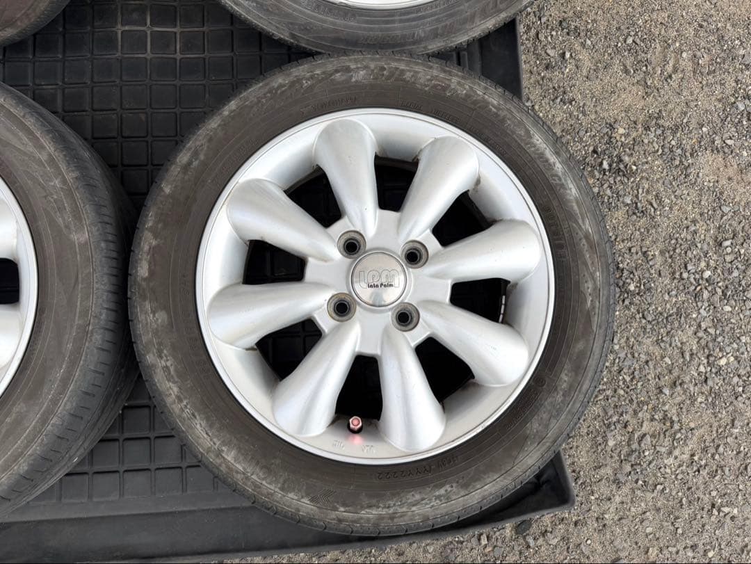 ララパーム14インチ　アルミホイールタイヤ付き4本セット