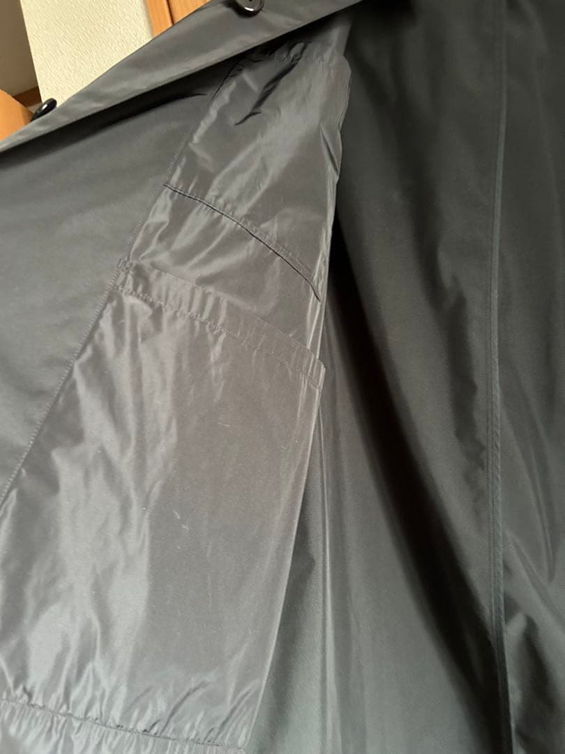 未使用品 MBハイエンドレインコートwithバッグ ブラック ソロテックス