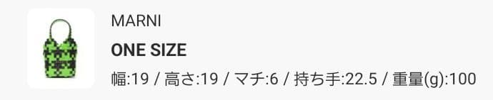 マルニ　MARNI グリーンとブラックのかごバッグ