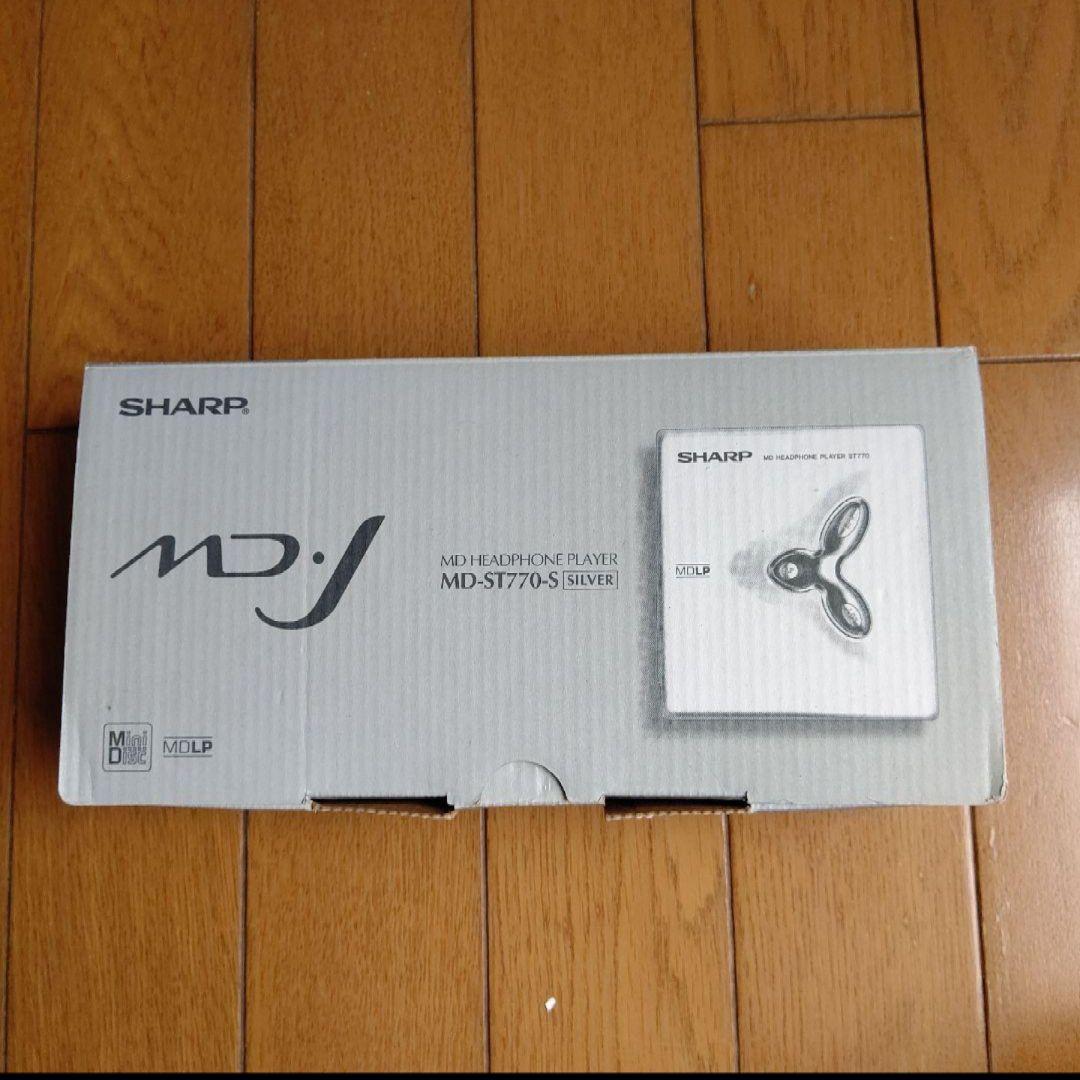 SHARP MDヘッドホンプレーヤー MD-ST770-S