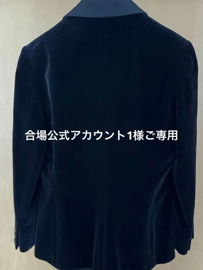 Christian Dior ブラックベルベット テーラードジャケット サイズ9