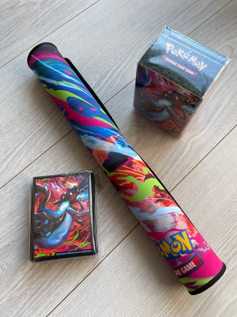 メガリザードンex 海外限定正規品　プレイマット　デッキシールド　スリーブセット