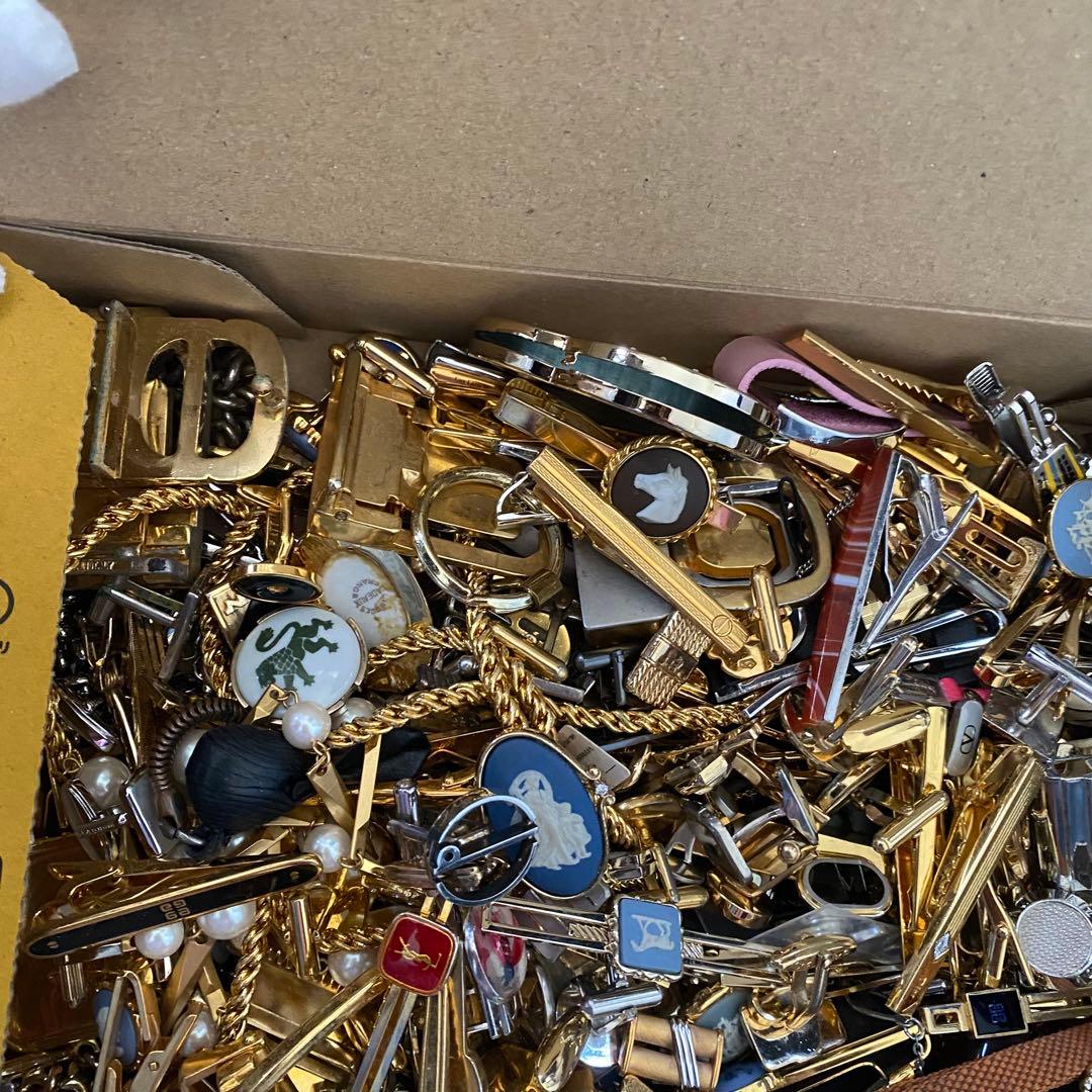 ジャンク カフス　タイピン キーホールダー 金属 まとめ売り セット 大量