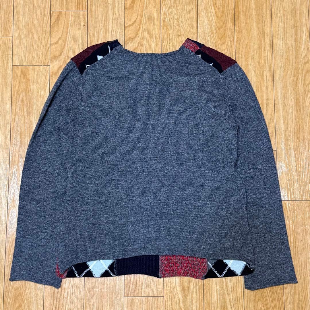 トップス COMME des GARCONS Shirt Patchwork Knit