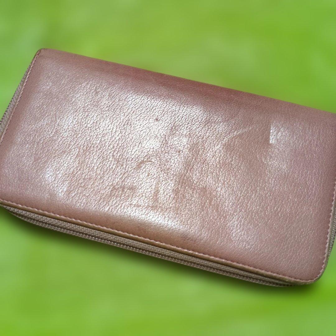 シャネル カメリア&ココマ―ク ラウンドファスナー長財布