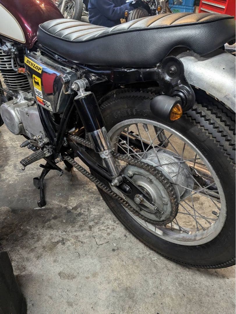 SR400用外し、MDI社製・フルカバーリアサスペンション中古品