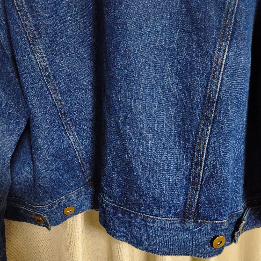 MARY QUANT デニムジャケット コーデュロイ襟付き