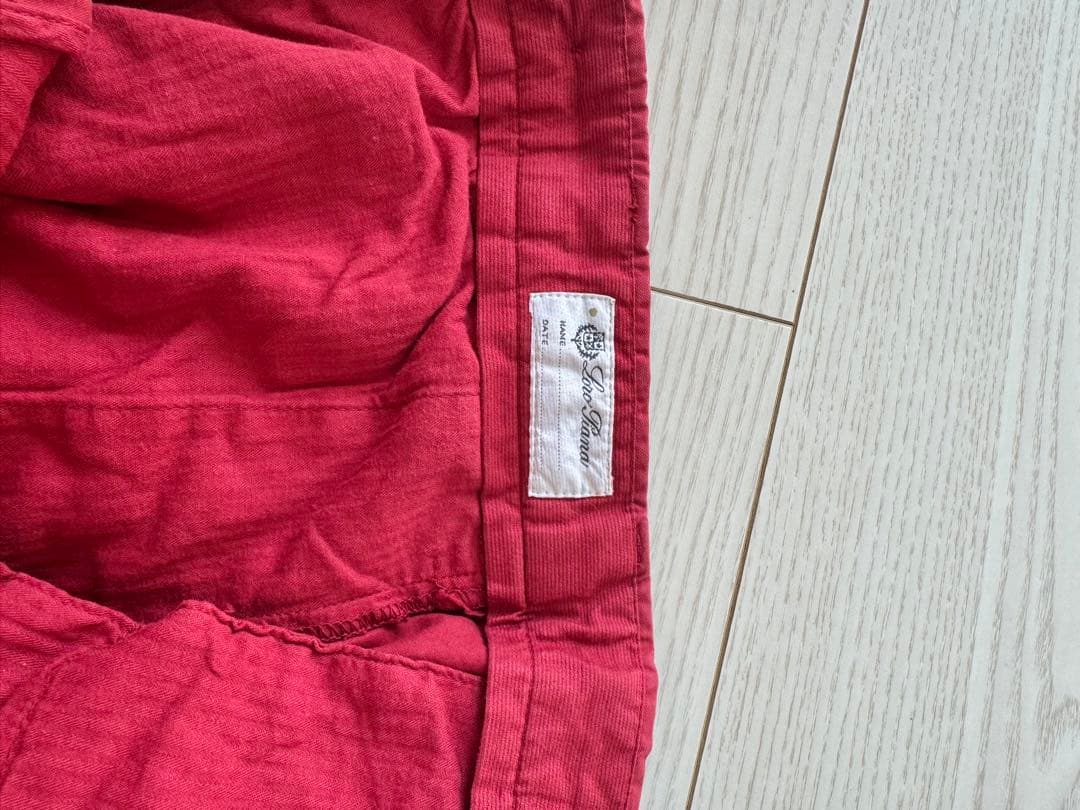 Loro Piana(ロロピアーナ) 赤いチノパン サイズ46 W32