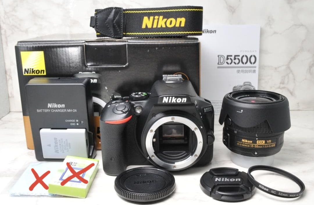 Nikon D5500 デジタル一眼レフ 本体とレンズセット