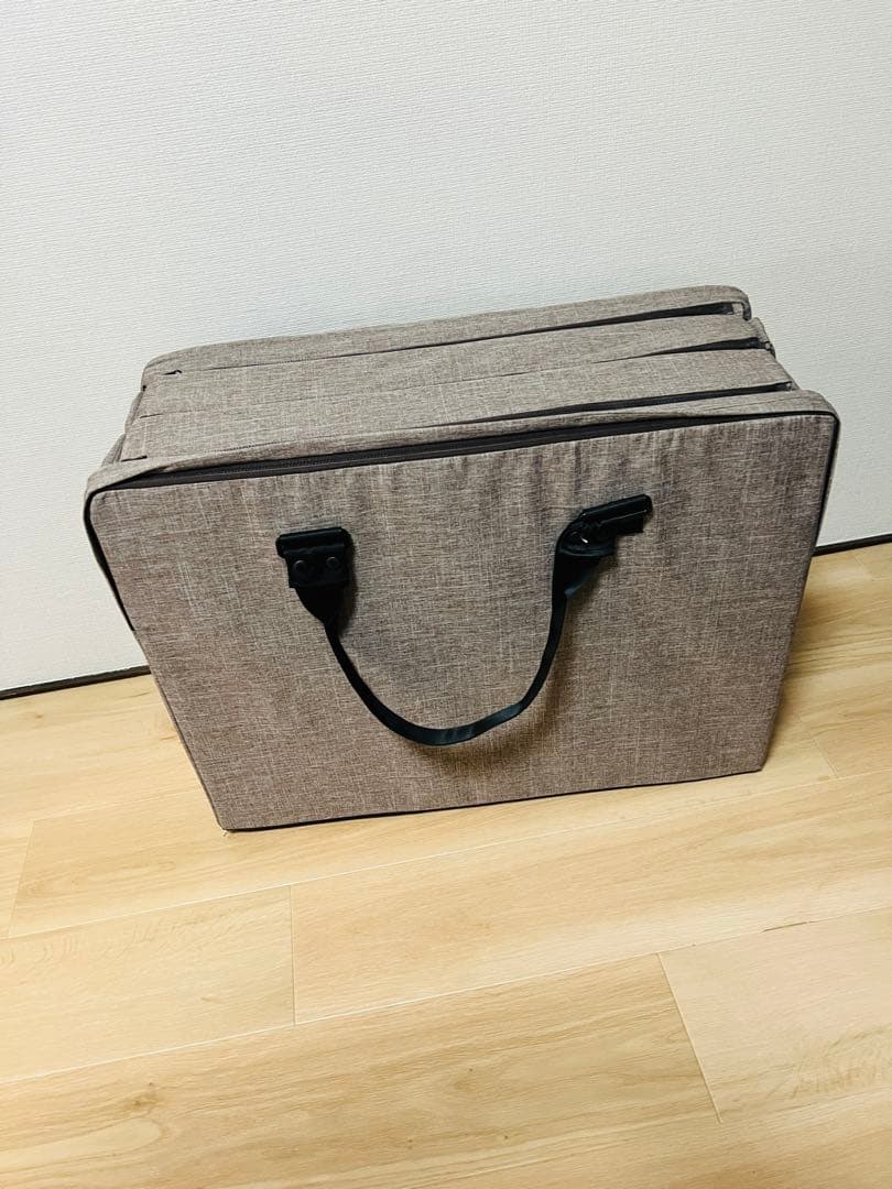 美品！ファルスカ コンパクトベッドフリー メランジブラウン