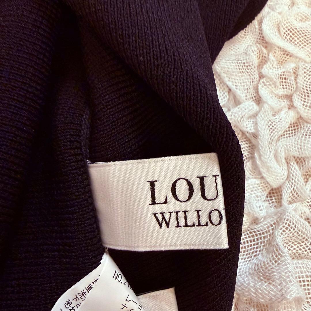LOULOU WILLOUGHBY ルルウィルビー ニットワンピース 黒