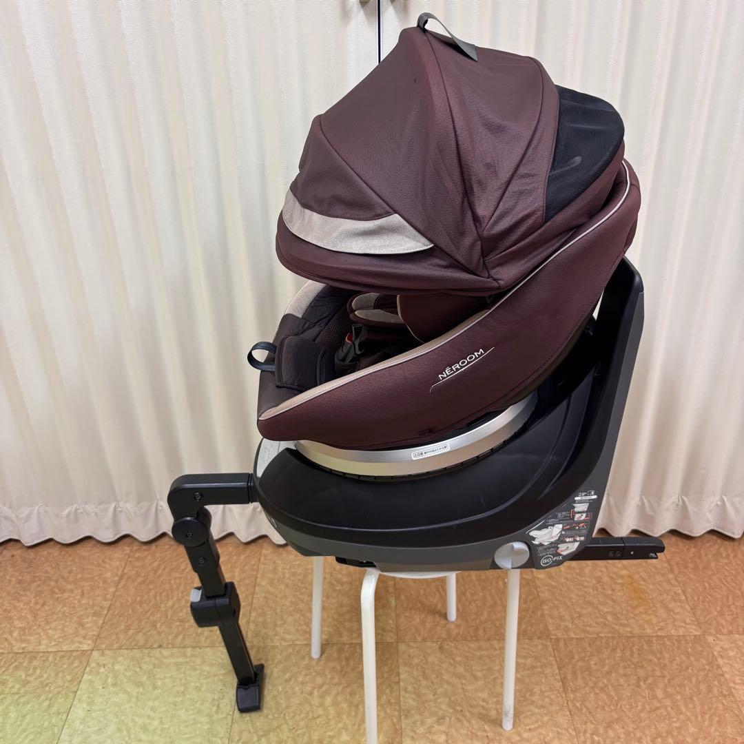 クリーニング済☆綺麗☆　コンビ　ネルーム　ISOFIX　エッグショック　ブラウン