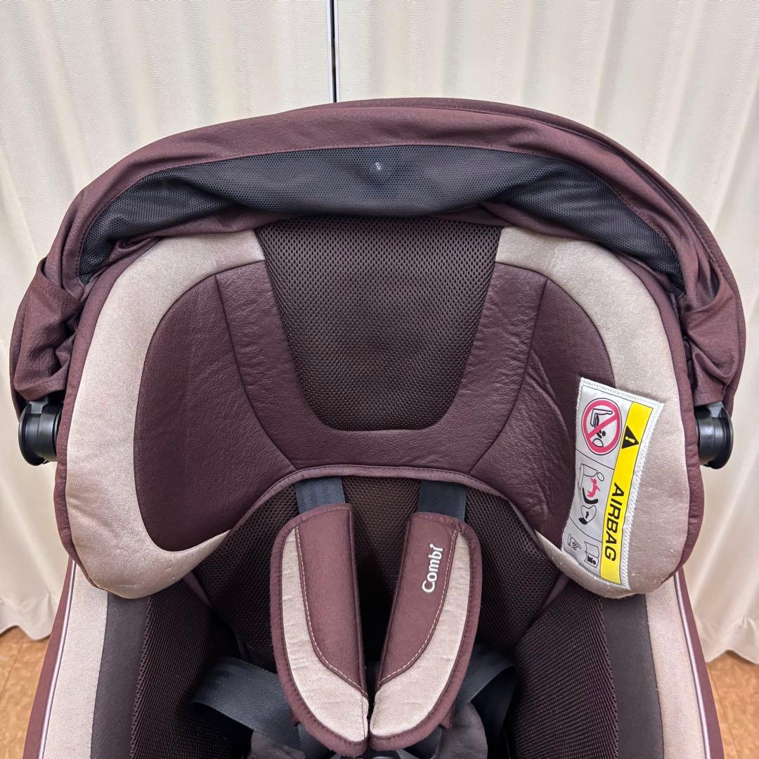 クリーニング済☆綺麗☆　コンビ　ネルーム　ISOFIX　エッグショック　ブラウン