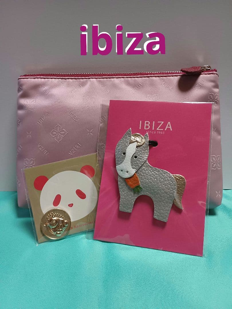 IBIZA　イビサ　バッグチャーム　マスコット ポーチセット