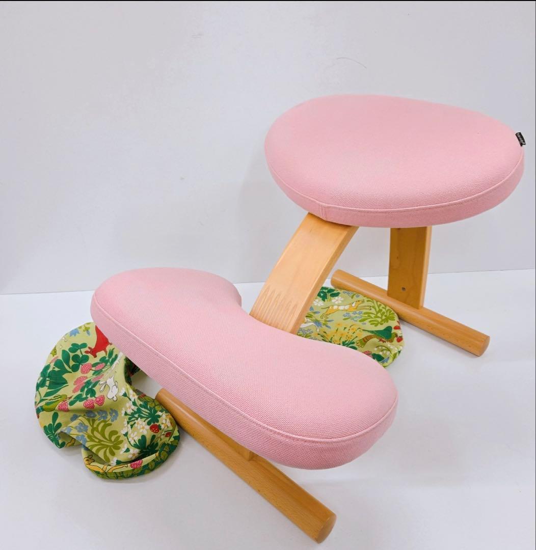 【美品】サカモトハウス バランスイージー バランスチェア 姿勢改善　カバー付き