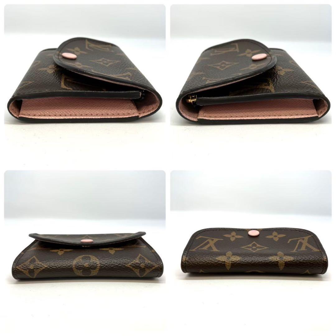 じゅん(プロフ必読) 正規品 ヴィトン 三つ折り財布 ポルトモネ ロザリ