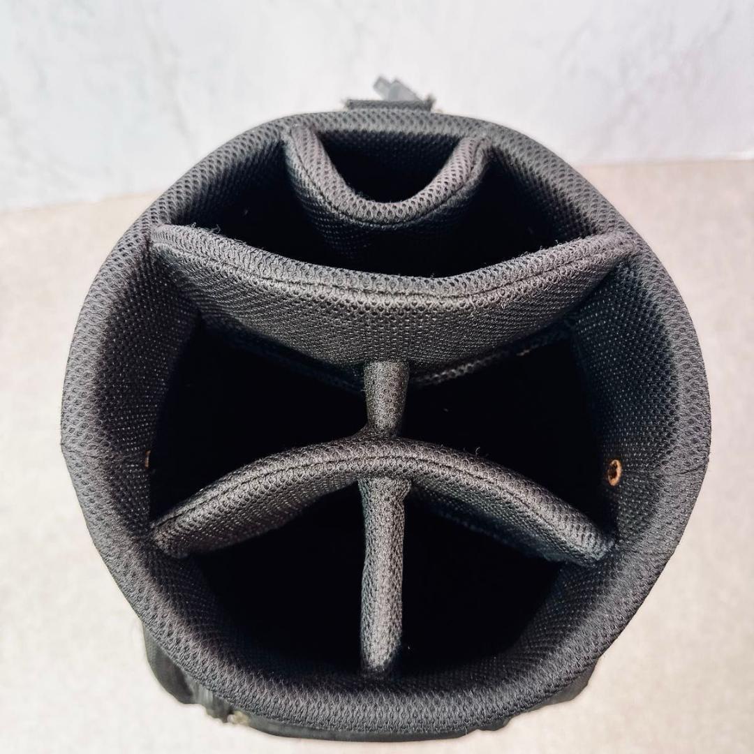 希少 NIKE ナイキ ゴルフ 9型 キャディバッグ 6分割 ブラック