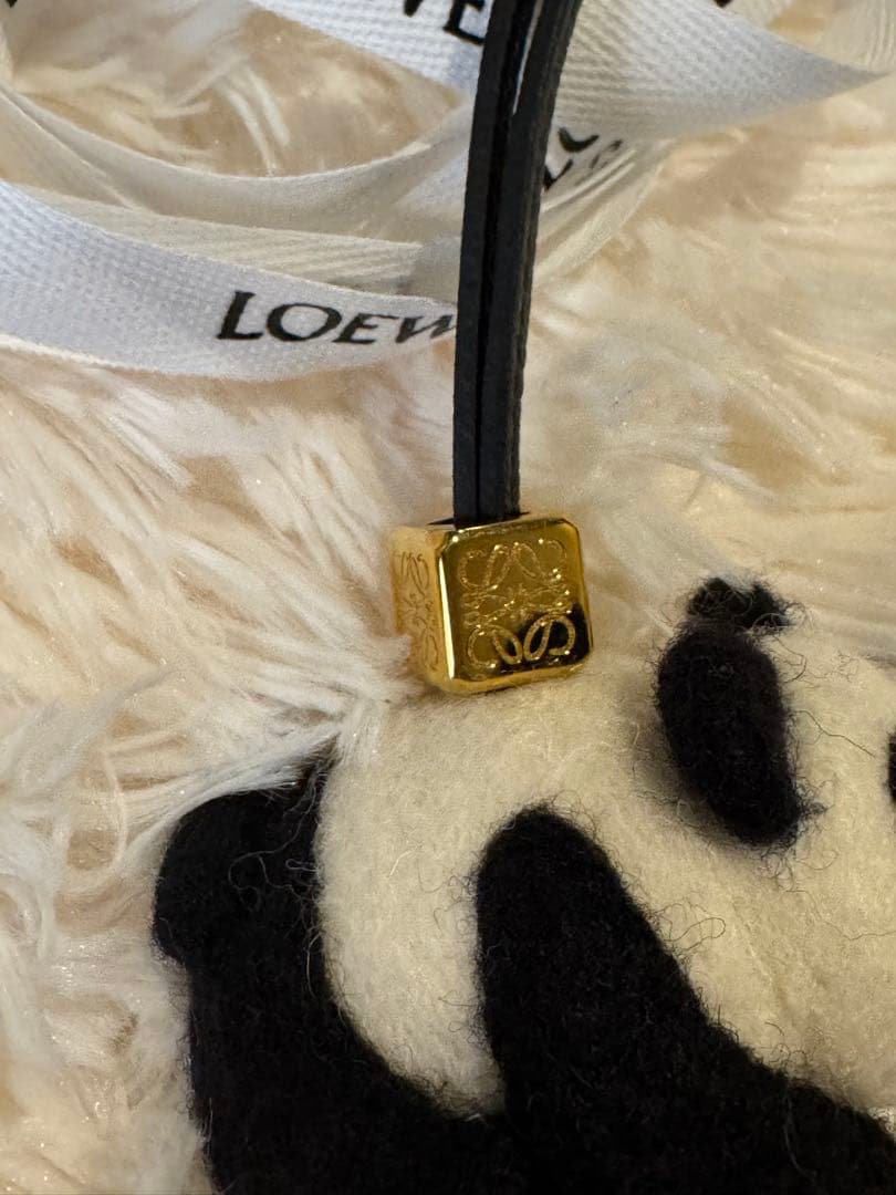 【美品】ロエベ LOEWE パンダ バッグチャーム