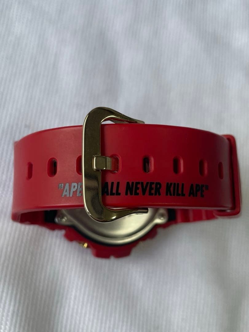 G-SHOCK× APE（赤×金） 2000本限定 （ジャンク品）