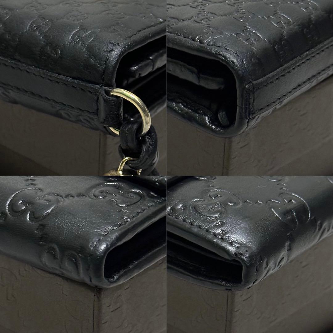 GUCCI グッチ　長財布　マイクログッチ　インターロッキング　GG