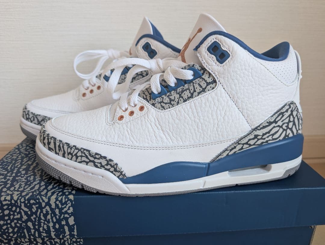 本日限り！新品未使用Air Jordan 3 ウィザーズ　25cm