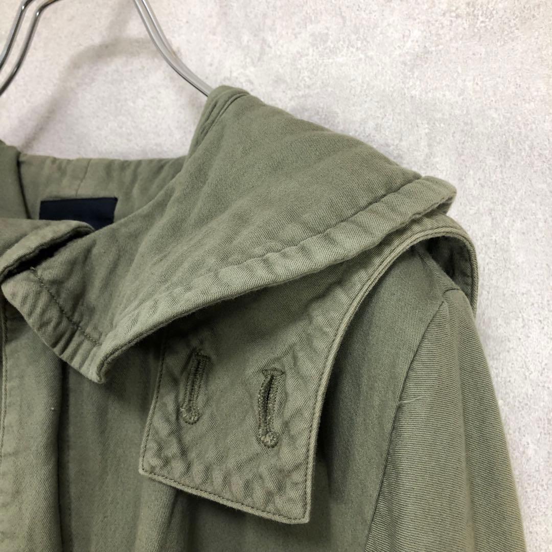 LIMI feu リミフゥ ミリタリーコート カーキ