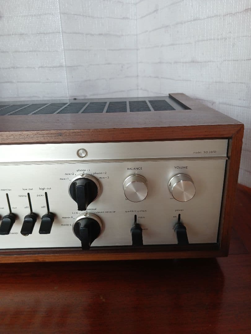 ラックスマン SQ38FD プリメインアンプ取扱説明書等付き