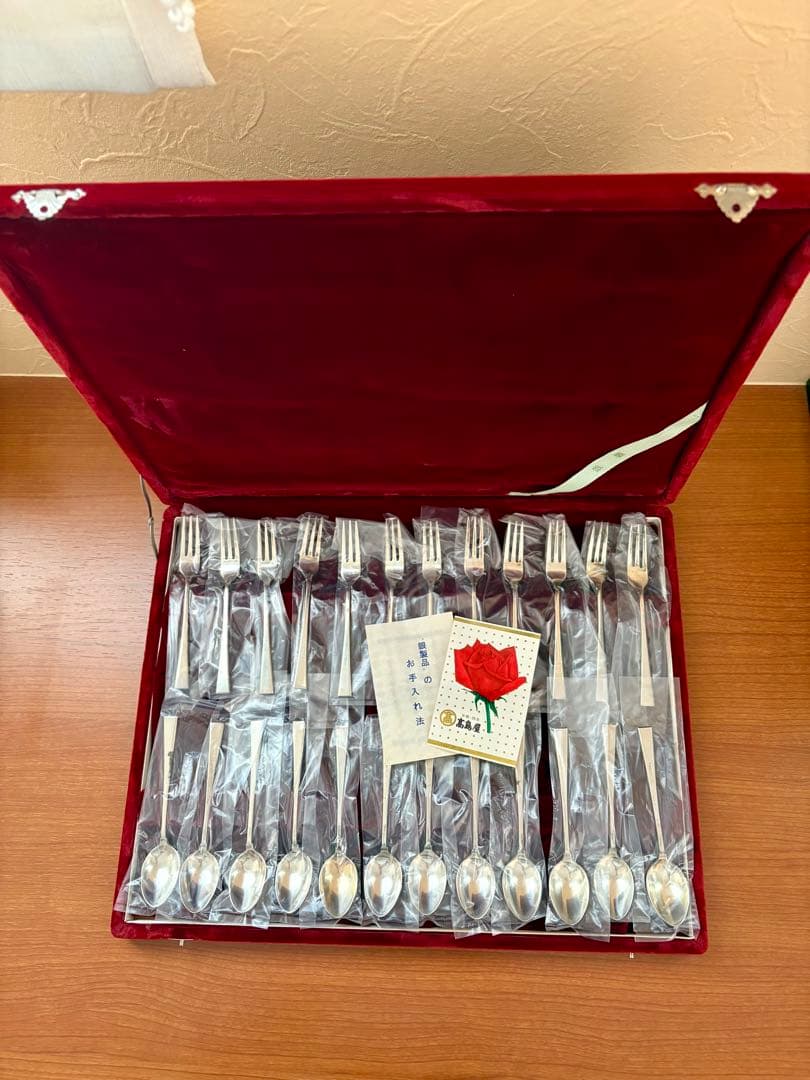 銀製　カトラリーセット